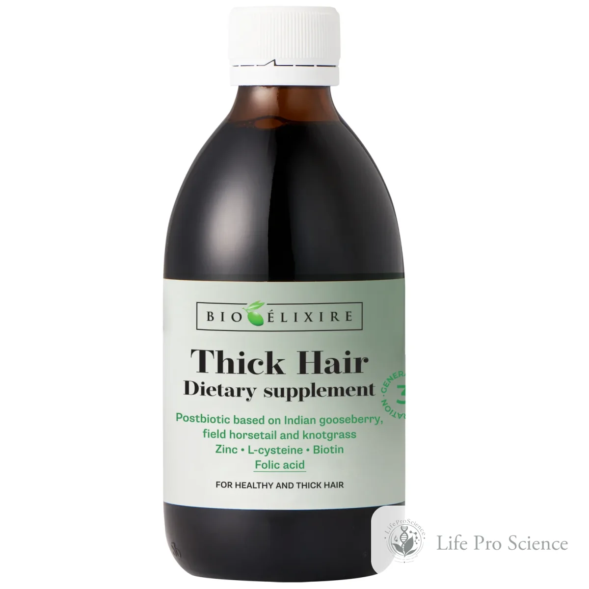Bioelixire Food Supplement with Postbiotic, for Hair Growth, 300ml
