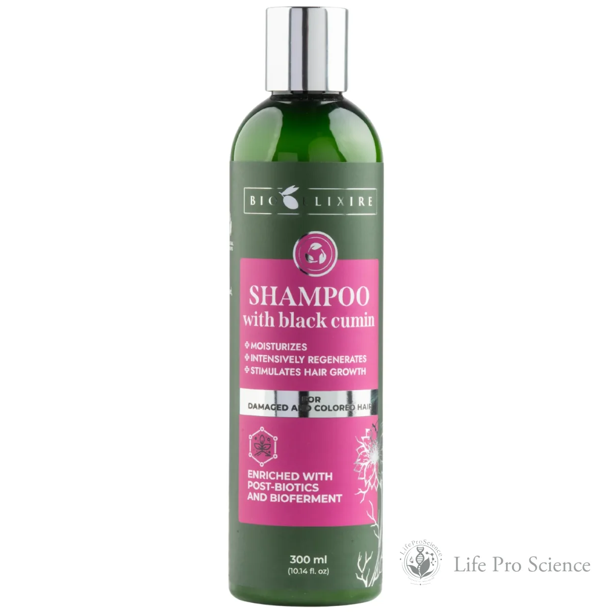 Bioelixire Black Cumin Shampoo for Damaged and Color-Treated Hair, 300ml