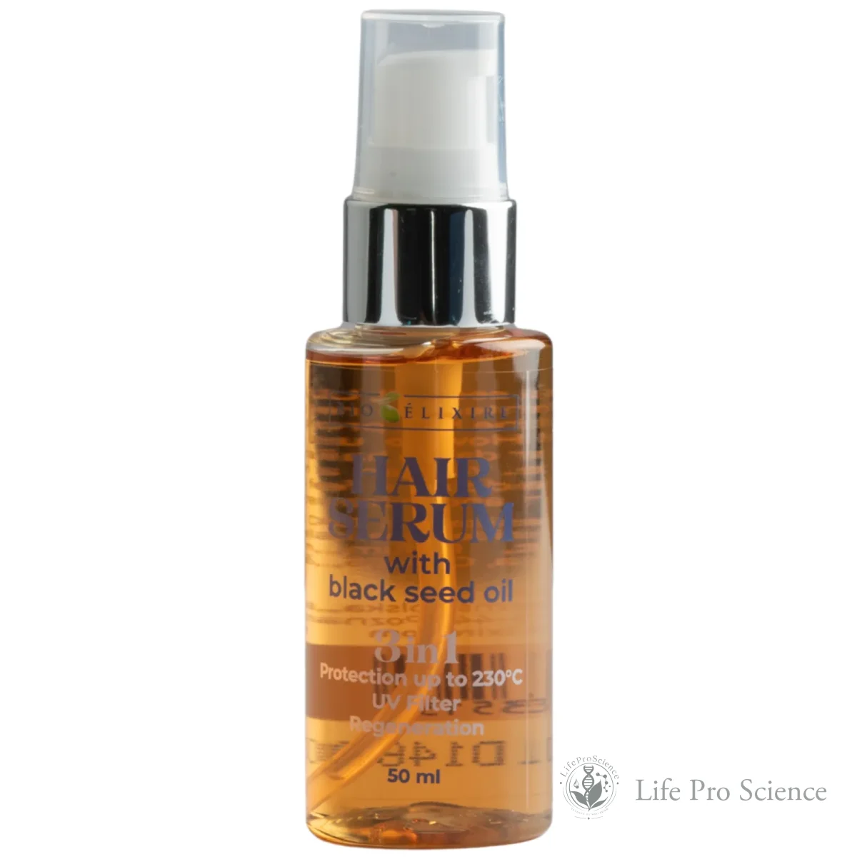 Bioelixire Serum with Black Seed Oil, Malachite and UV Filter, 50ml