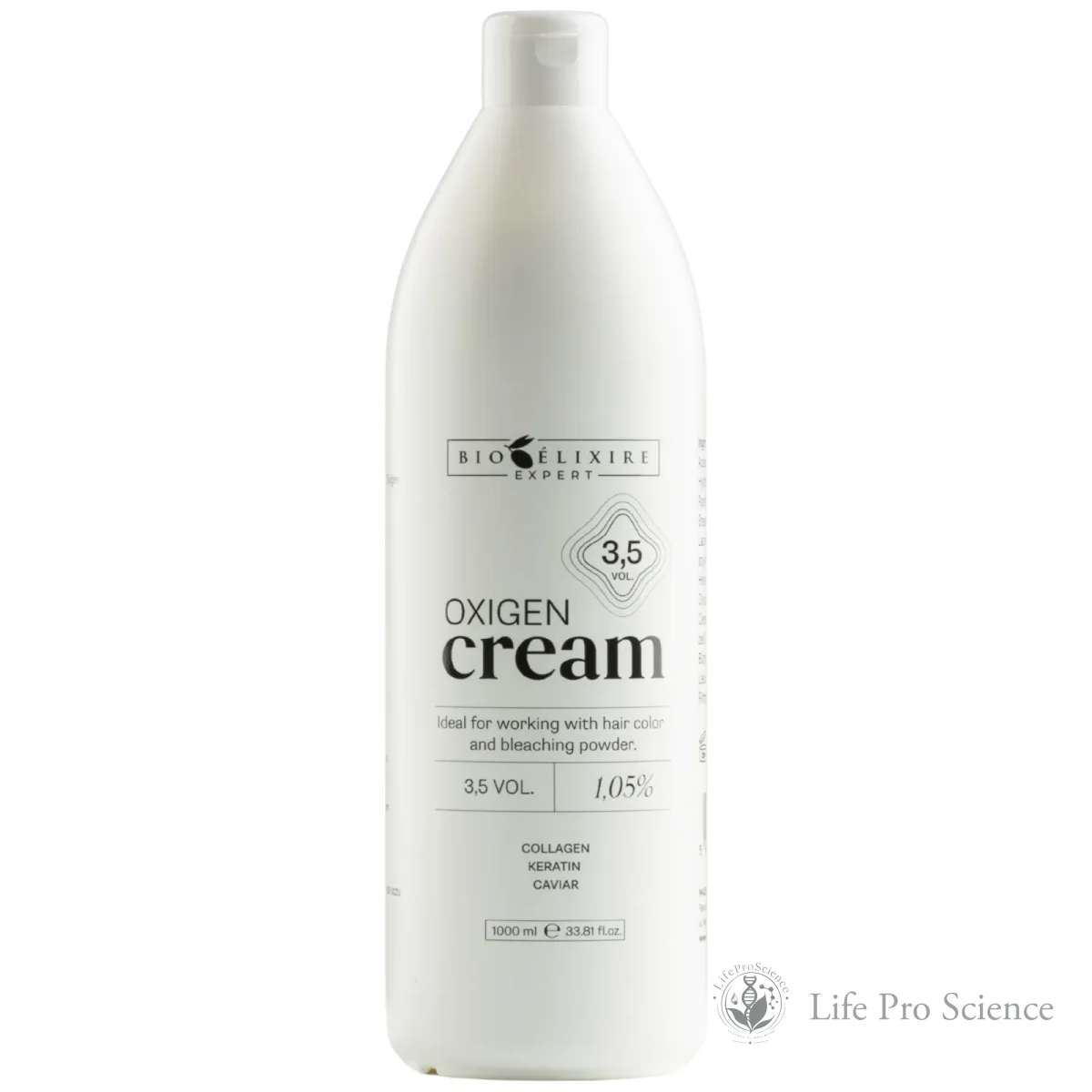 Bioelixire Expert Professional Hair Developer Cream 3,5 vol / 1,05%, 1000ml