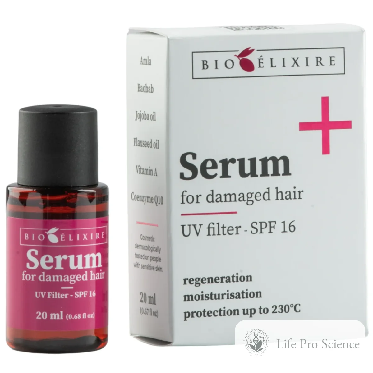 Bioelixire Serum for Damaged Hair and SPF 16, 20ml