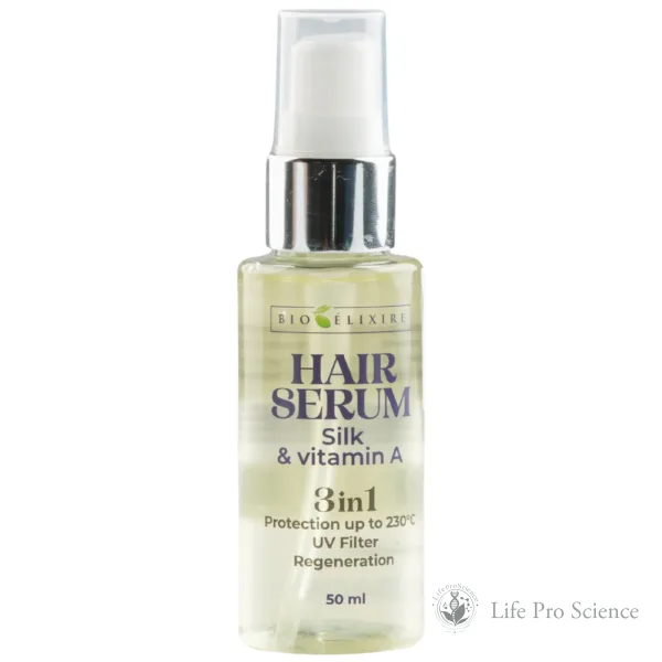 Bioelixire Serum cu mătase, vitamina A și filtru UV, 50ml