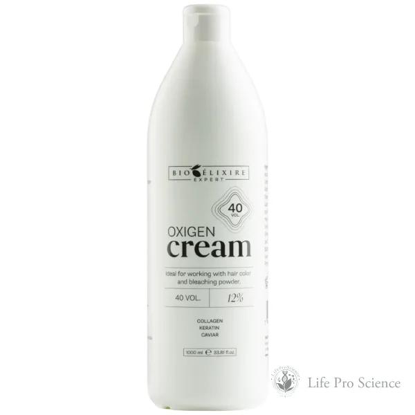 Bioelixire Expert Cremă oxidantă profesională pentru păr 40 vol / 12%, 1000ml
