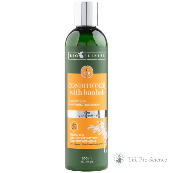 Bioelixire Baobab Conditioner for dry, dull hair, 300ml - vegan certified