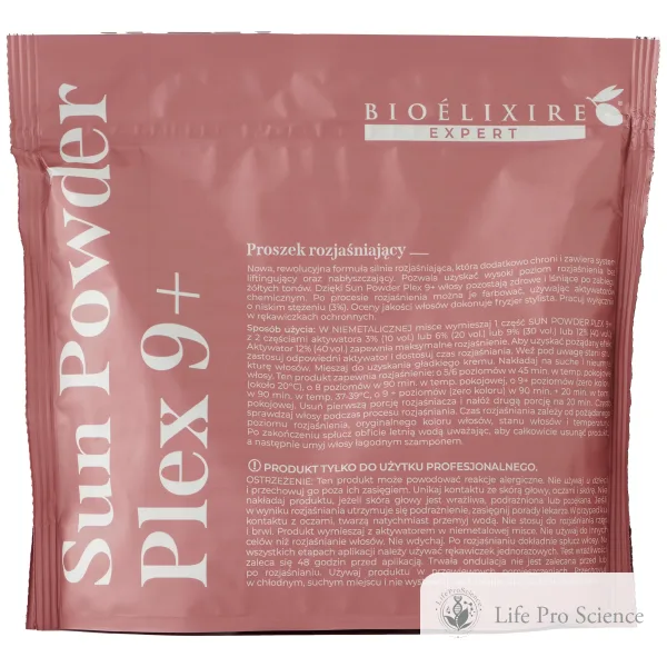Bioelixire Expert Pudră decolorantă Plex 9+, fără amoniac, 500g