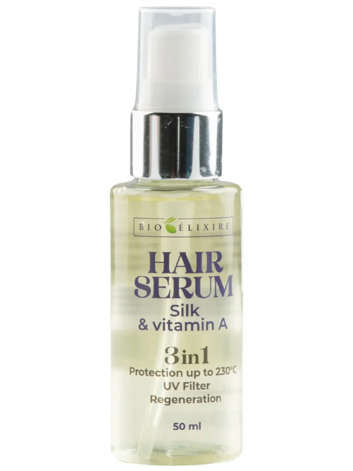 Bioelixire Serum cu mătase, vitamina A și filtru UV, 50ml