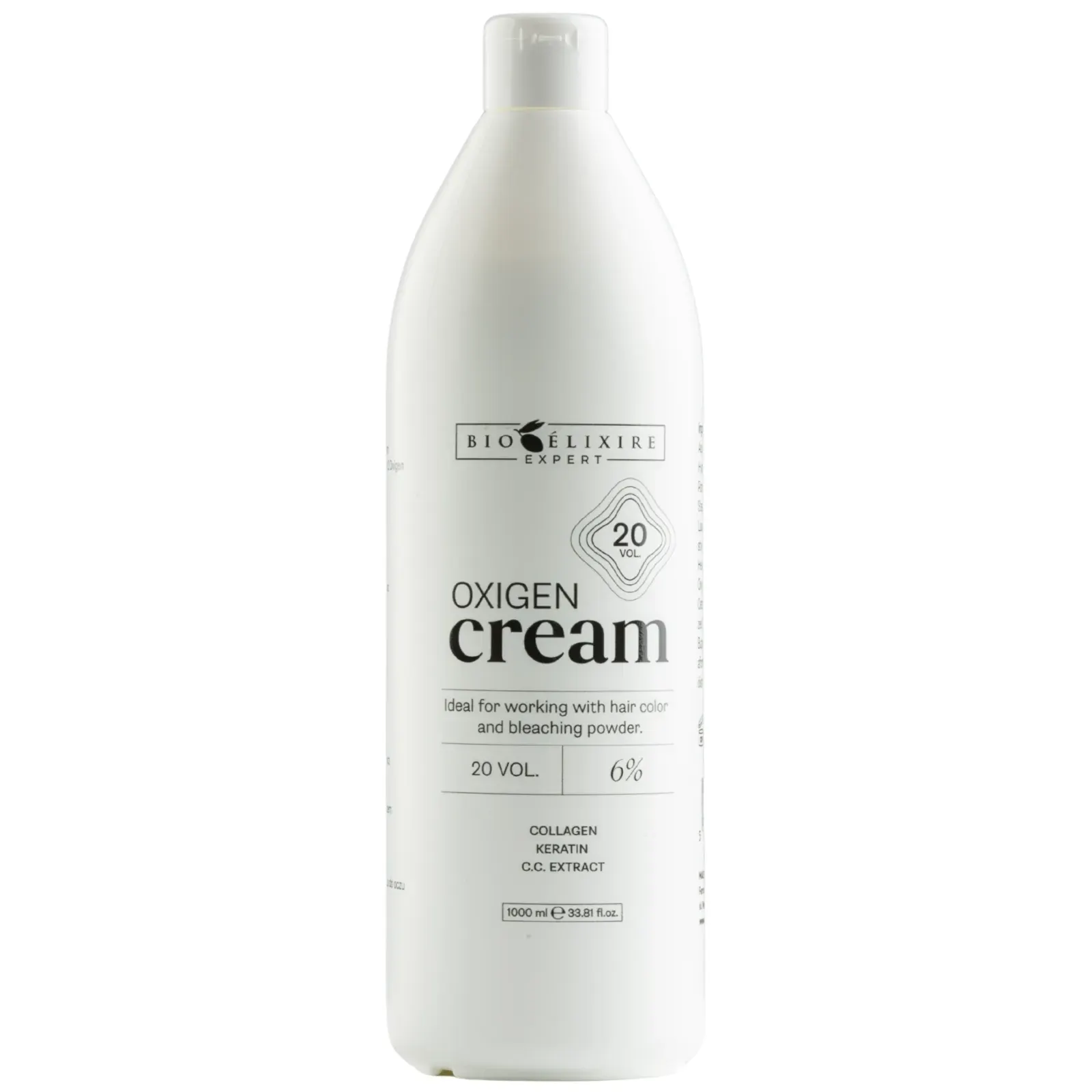 Bioelixire Expert Cremă oxidantă profesională pentru păr 20 vol / 6%, 1000ml
