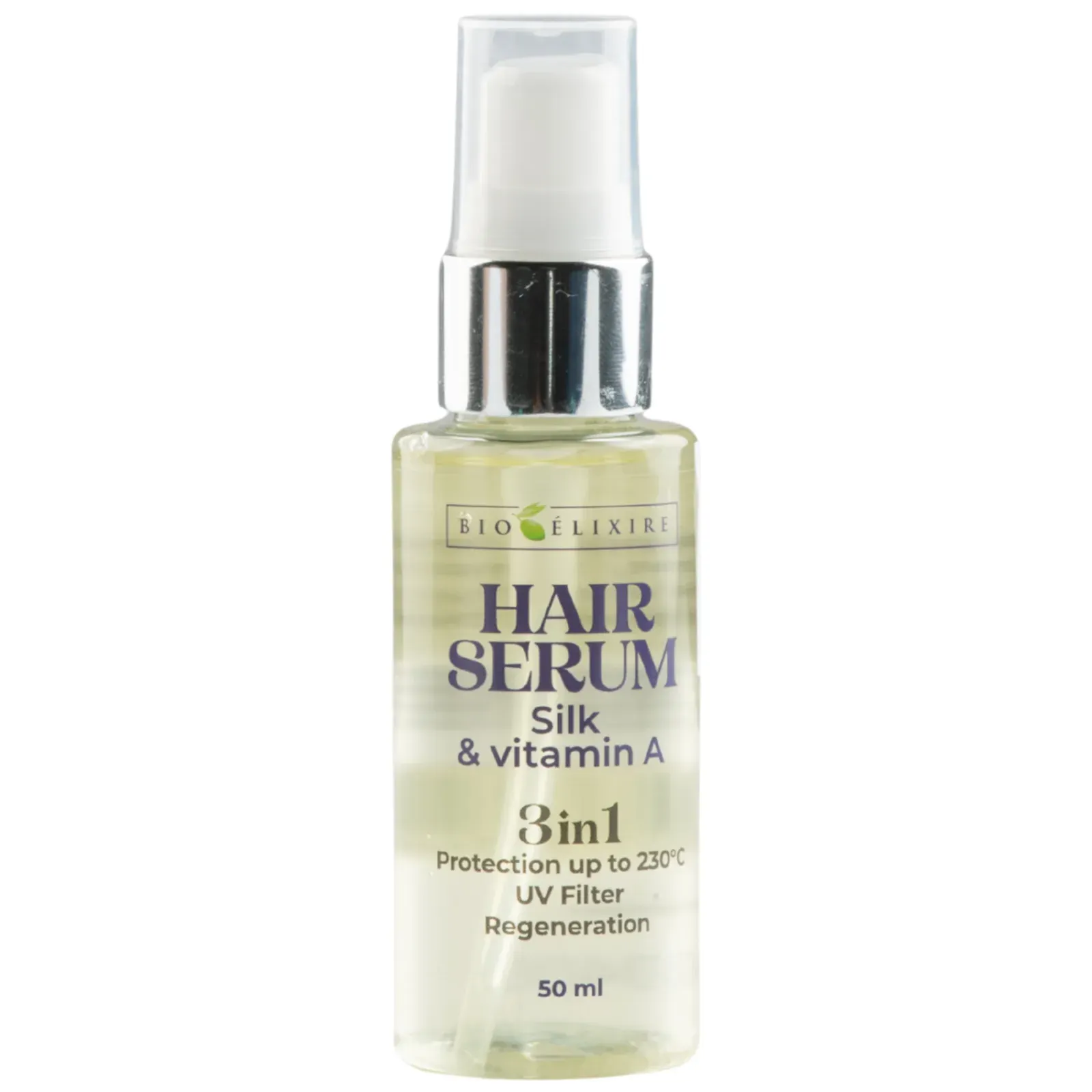 Bioelixire Serum cu mătase, vitamina A și filtru UV, 50ml