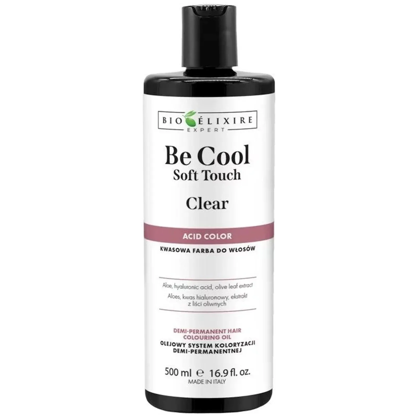 Bioelixire Expert Vopsea de păr pentru colorare semi-permanentă Be Cool Soft Touch Transparent, 500ml
