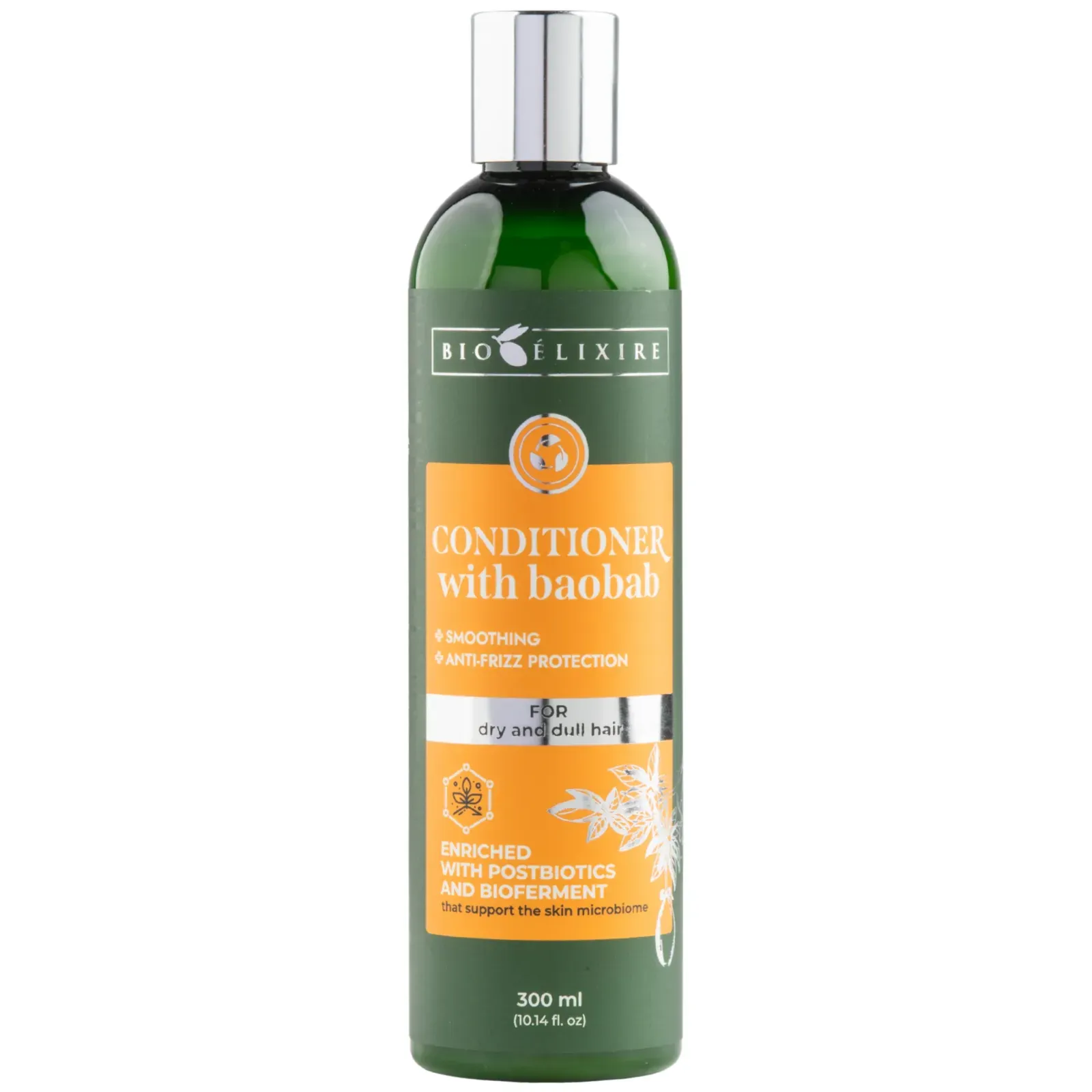 Bioelixire Balsam cu baobab pentru păr uscat și lipsit de strălucire, 300ml - certificat vegan