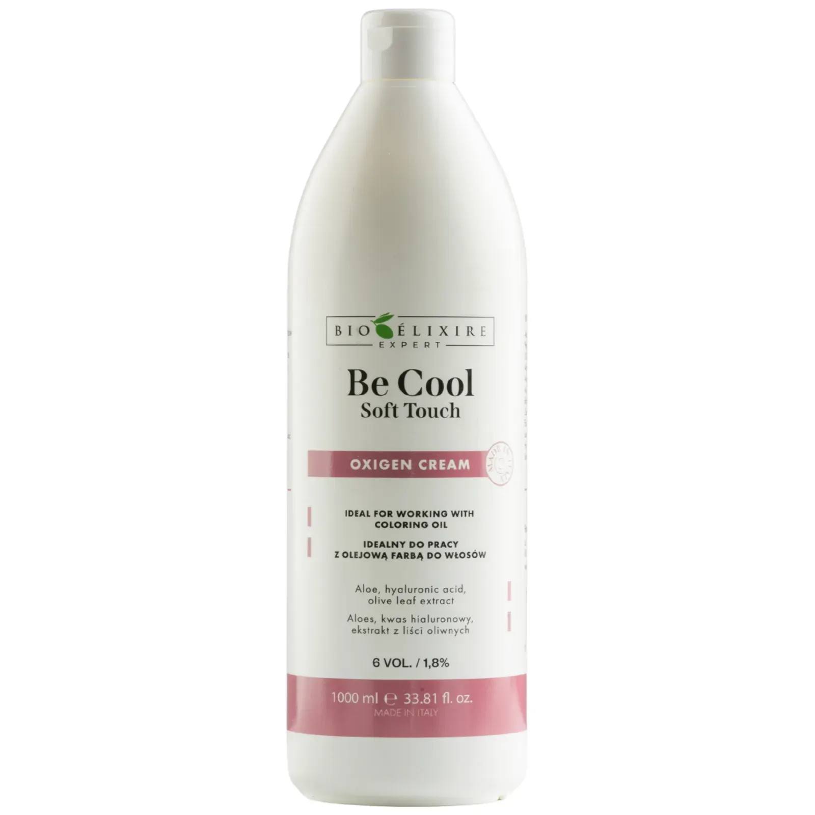 Bioelixire Expert Be Cool Soft Touch Cremă oxidantă 6 vol. / 1,8%, 1000ml