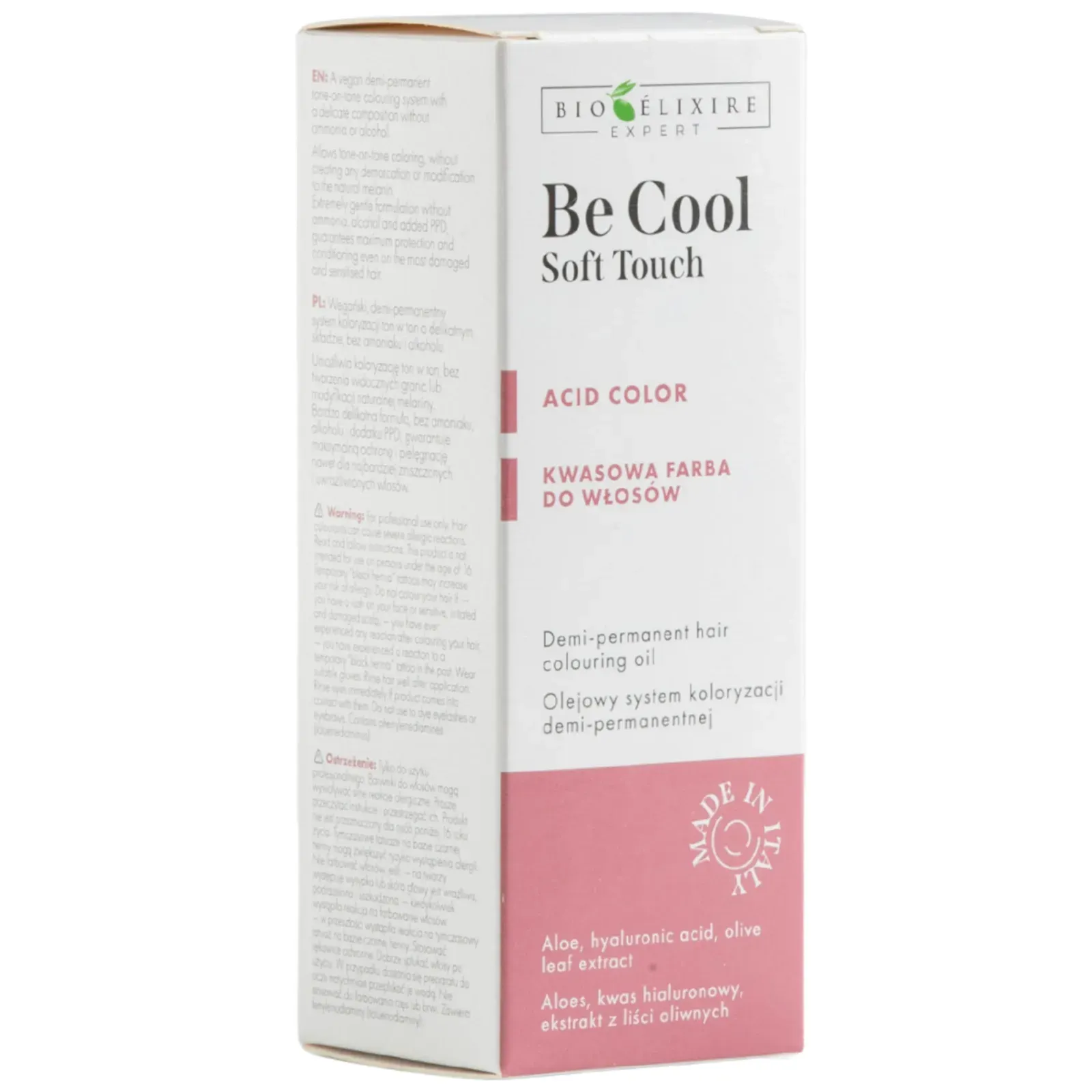 Bioelixire Expert Vopsea de păr pentru colorare semi-permanentă Be Cool Soft Touch 9.65 Blond foarte deschis mahon rosu, 60ml