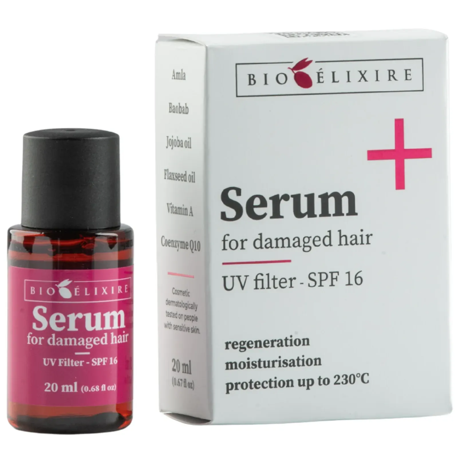 Bioelixire Serum pentru păr deteriorat și SPF 16, 20ml