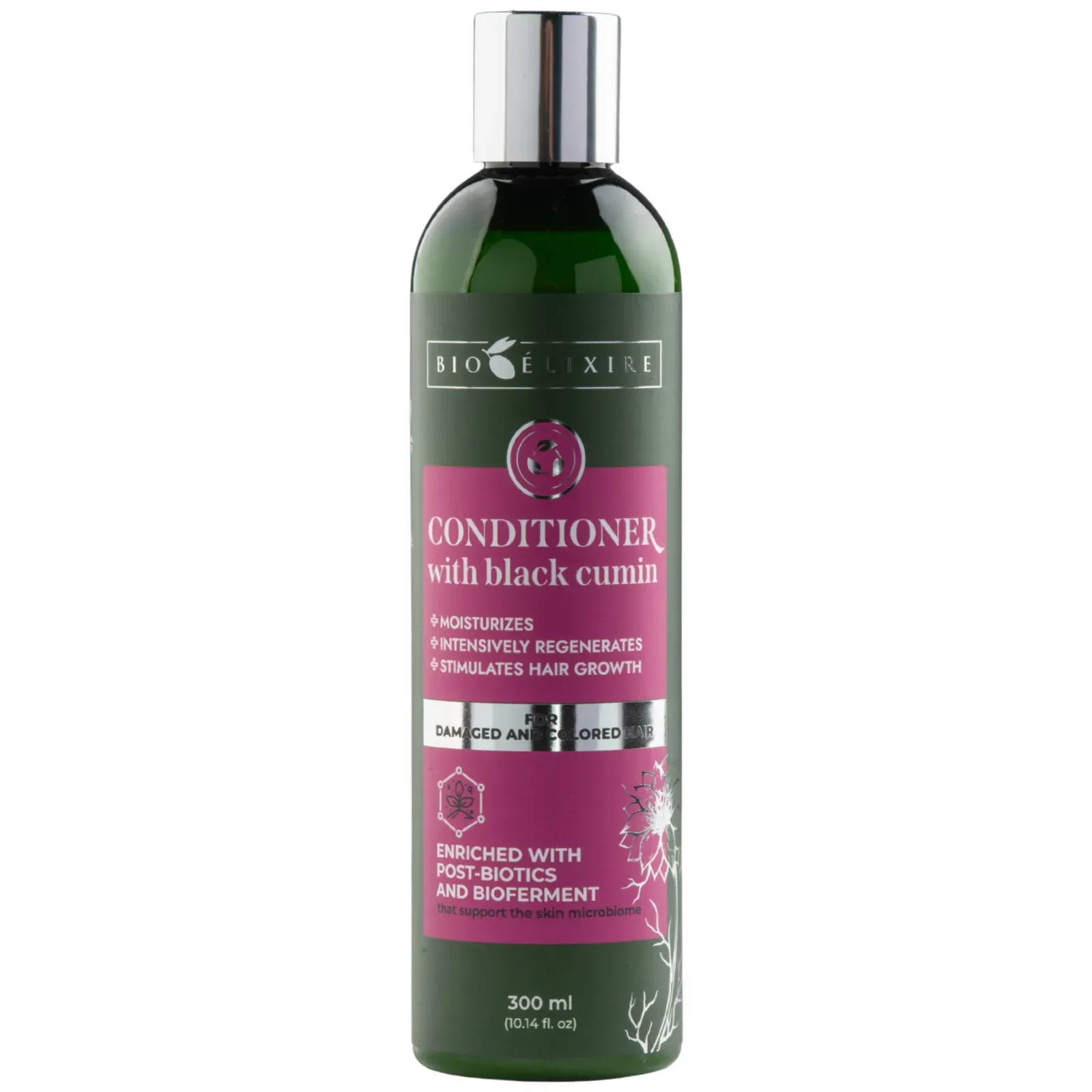 Bioelixire Balsam cu chimen negru pentru păr degradat și vopsit, 300ml