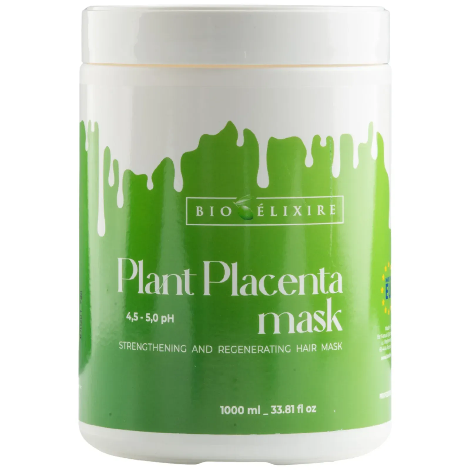 Bioelixire Mască fortifiantă și regenerantă cu placentă din plante, 1000ml