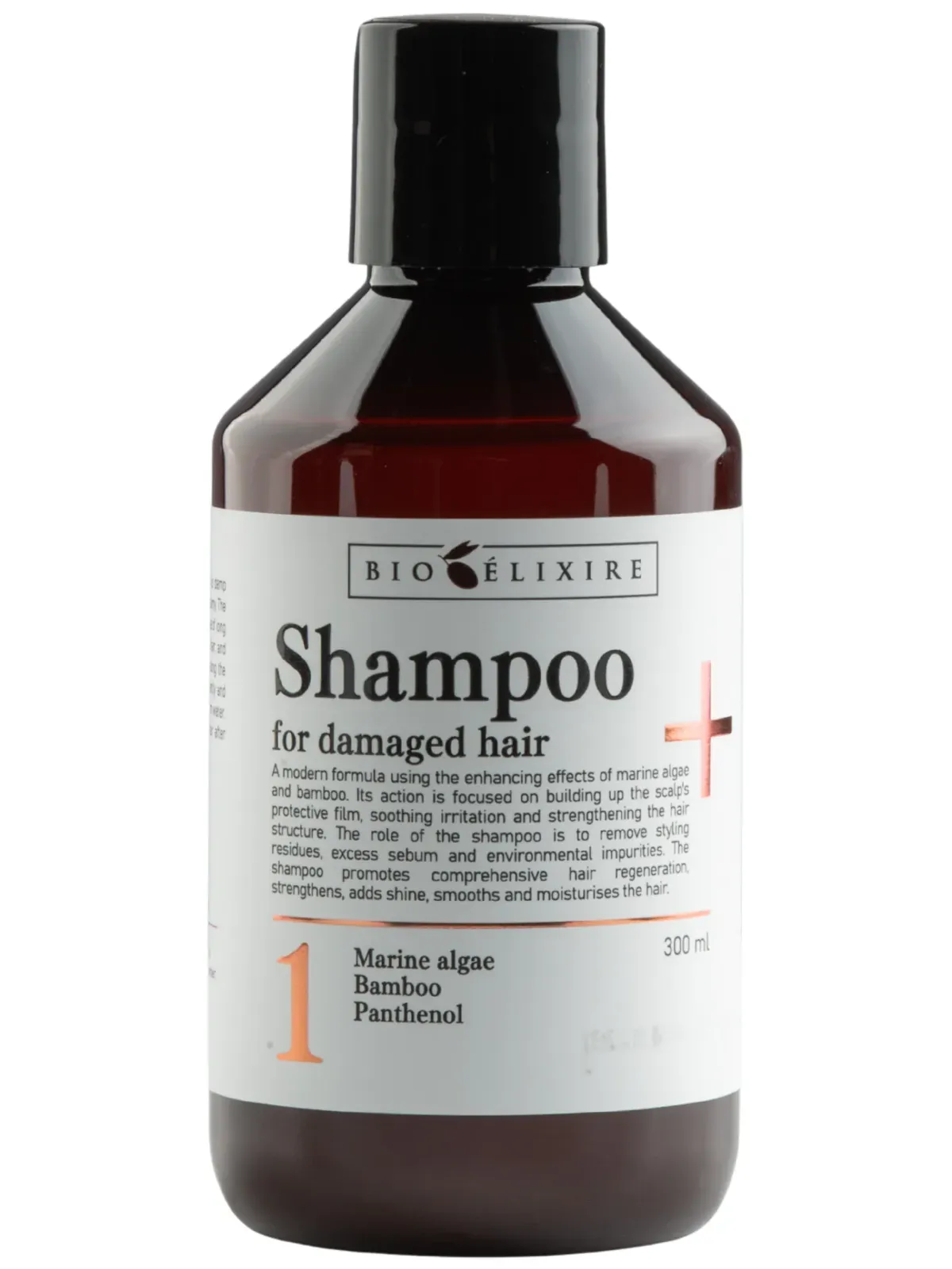Bioelixire Șampon pentru păr deteriorat, 300ml - certificat vegan