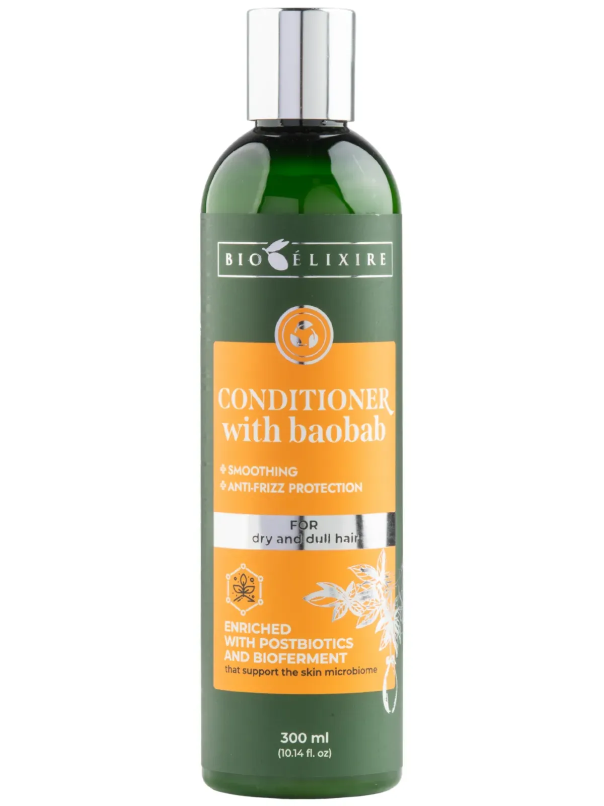 Bioelixire Balsam cu baobab pentru păr uscat și lipsit de strălucire, 300ml - certificat vegan