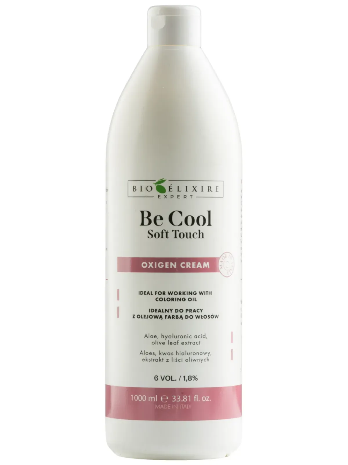 Bioelixire Expert Be Cool Soft Touch Cremă oxidantă 6 vol. / 1,8%, 1000ml