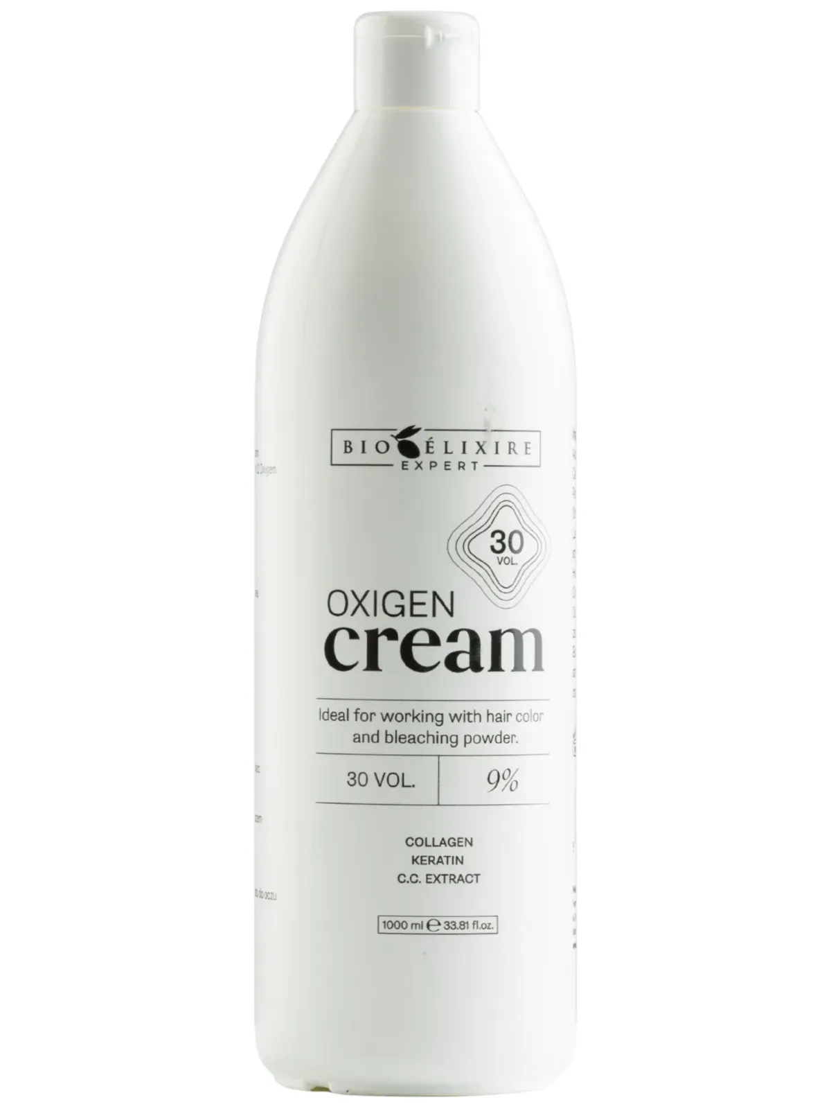 Bioelixire Expert Cremă oxidantă profesională pentru păr 30 vol / 9%, 1000ml