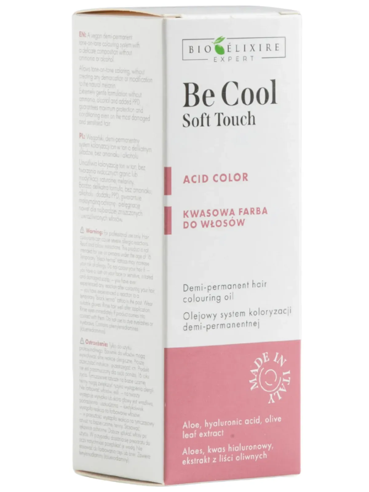 Bioelixire Expert Vopsea de păr pentru colorare semi-permanentă Be Cool Soft Touch 6.7 Blond închis maro, 60ml