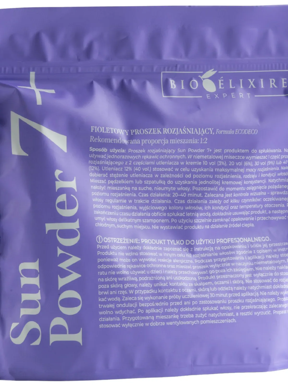 Bioelixire Expert Pudră decolorantă 7+, 500g