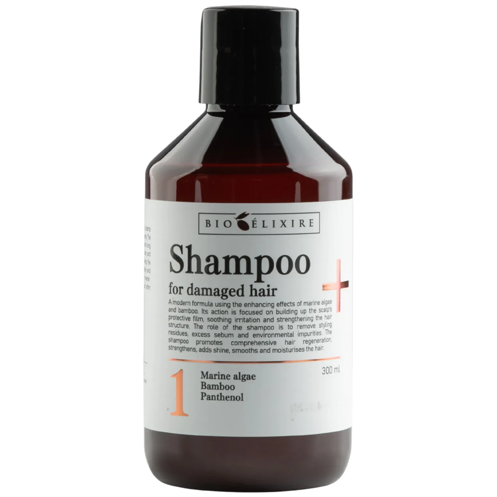 Bioelixire Șampon pentru păr deteriorat, 300ml - certificat vegan