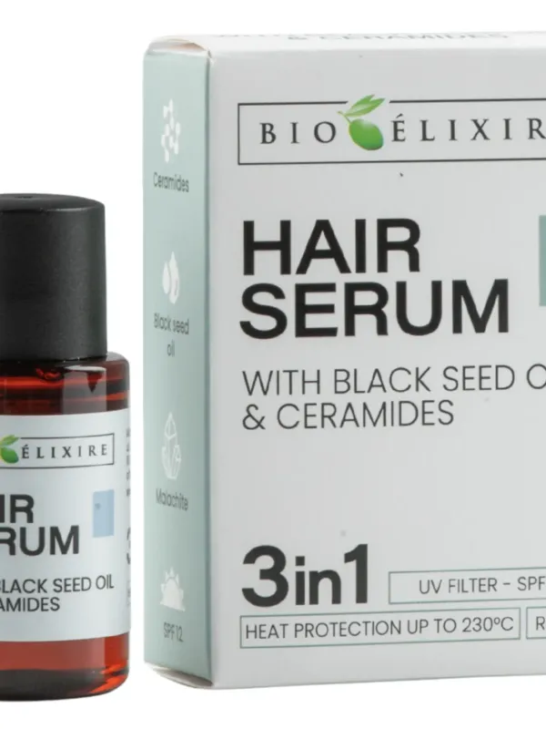 Produs Bioelixire Serum cu ulei de chimen negru, ceramide, malachit și SPF 12, 20ml Imagine
