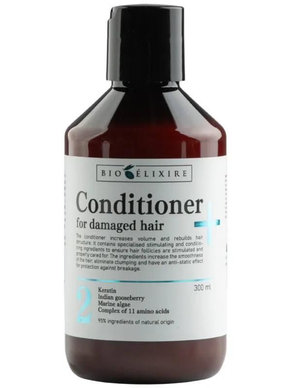 Produs Bioelixire Balsam cu keratină pentru păr deteriorat, 300ml Imagine