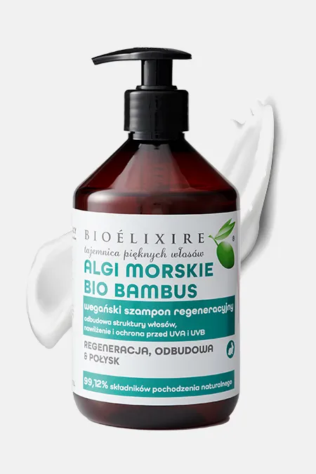 Produs Bioélixire Essential Șampon vegan regenerant cu alge marine și bambus bio 500 ml Imagine