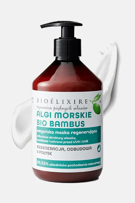 Produs Bioélixire Essential Mască vegană regenerantă cu alge marine și bambus bio 500 ml Imagine
