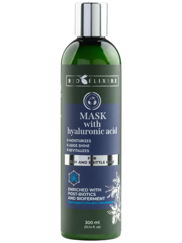 Produs Bioelixire Mască cu acid hialuronic pentru păr uscat și fragil, 300ml Imagine