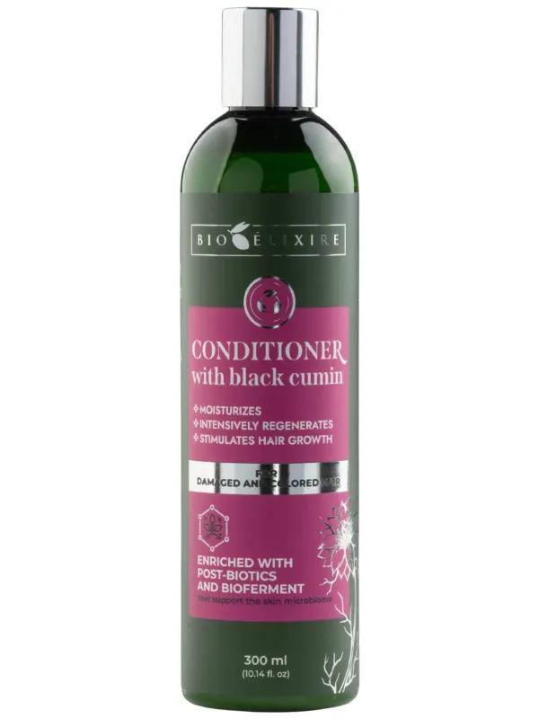 Produs Bioelixire Balsam cu chimen negru pentru păr degradat și vopsit, 300ml Imagine